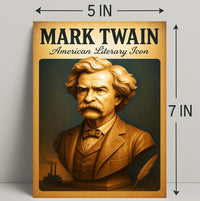 Mark Twain American Literary Icon Poster PosterGoat