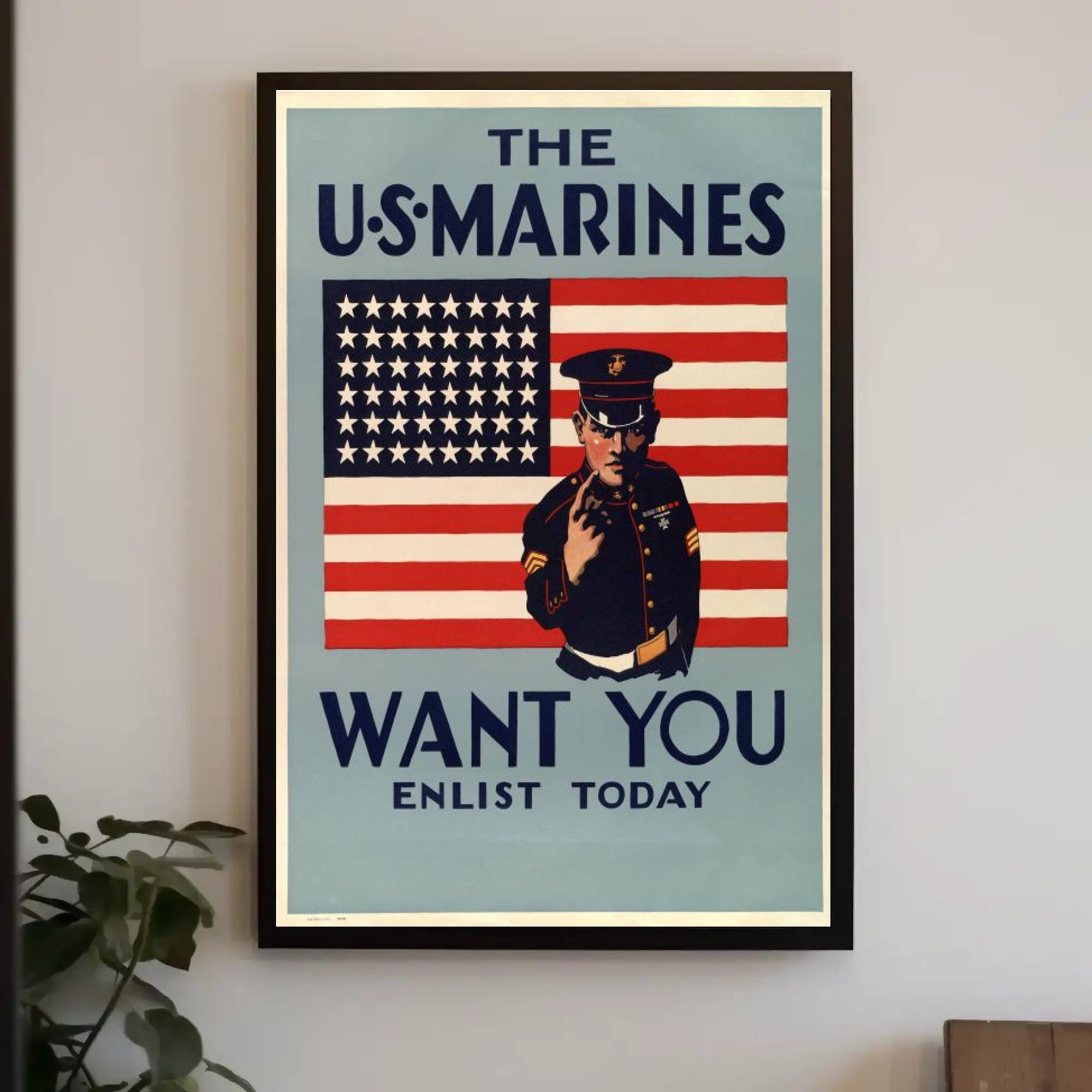 The U.S. Marines Recruitment Poster PosterGoat