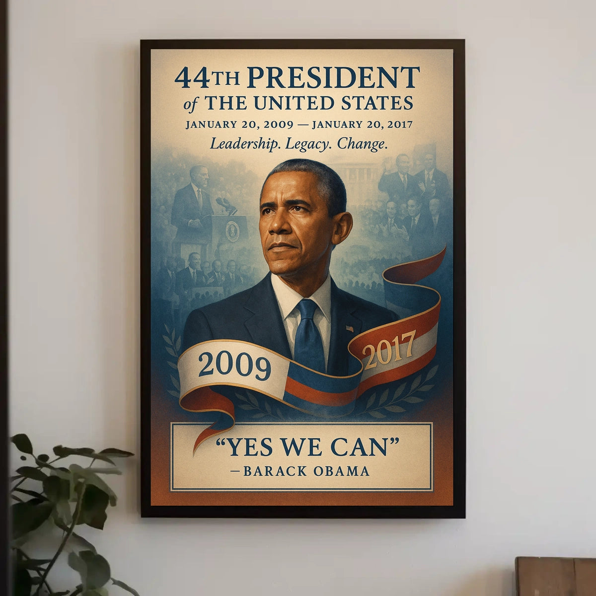 Barack Obama's Legacy Celebrated Historical or Presidential Poster