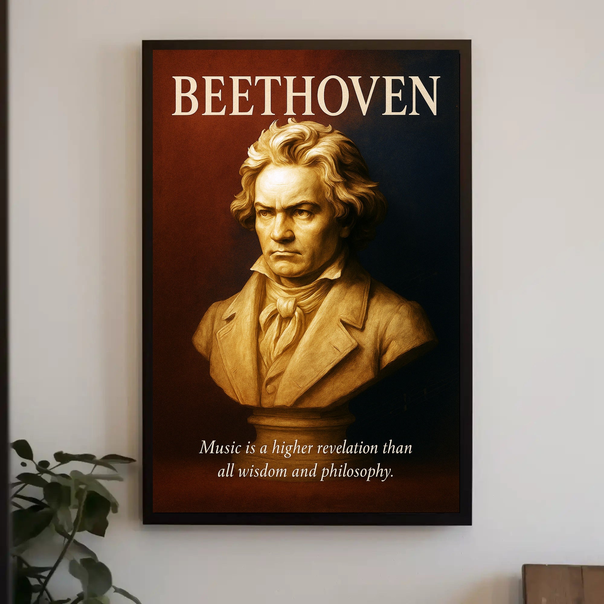 Beethoven Musical Genius Poster PosterGoat