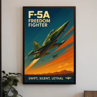 F-5A Freedom Fighter Poster PosterGoat