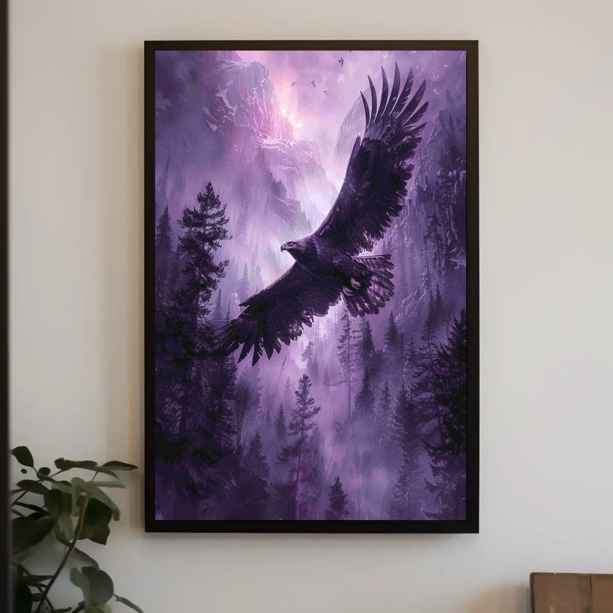 Majestic Flight Art Print Poster for Home Decor and Wanderlust Lovers PosterGoat