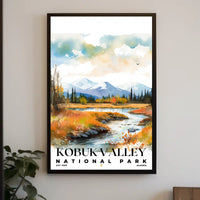 Kobuk Valley Watercolor Wall Art Poster