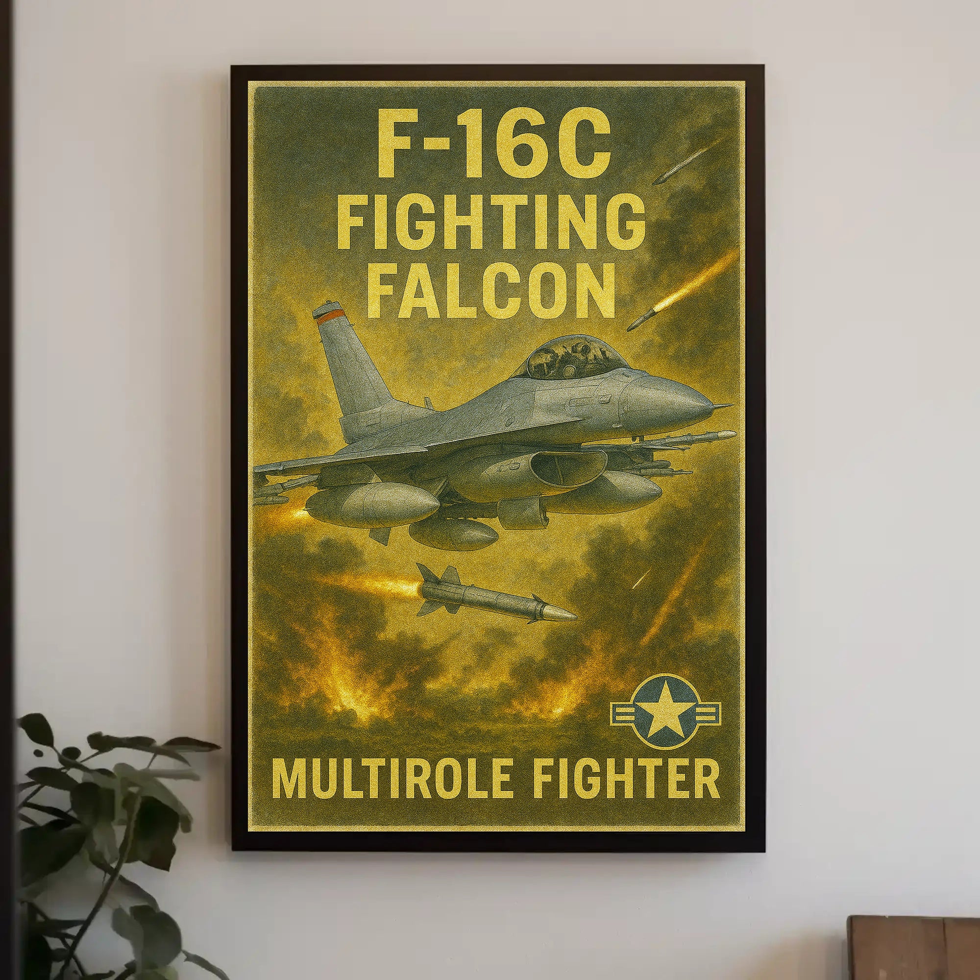 F-16C Fighting Falcon Poster PosterGoat