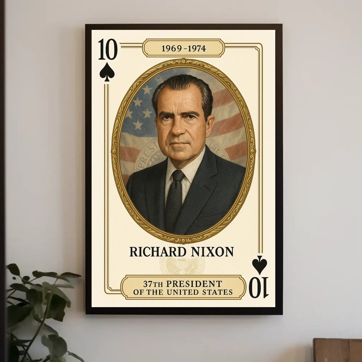 Richard Nixon 37th President Memorabilia History Poster