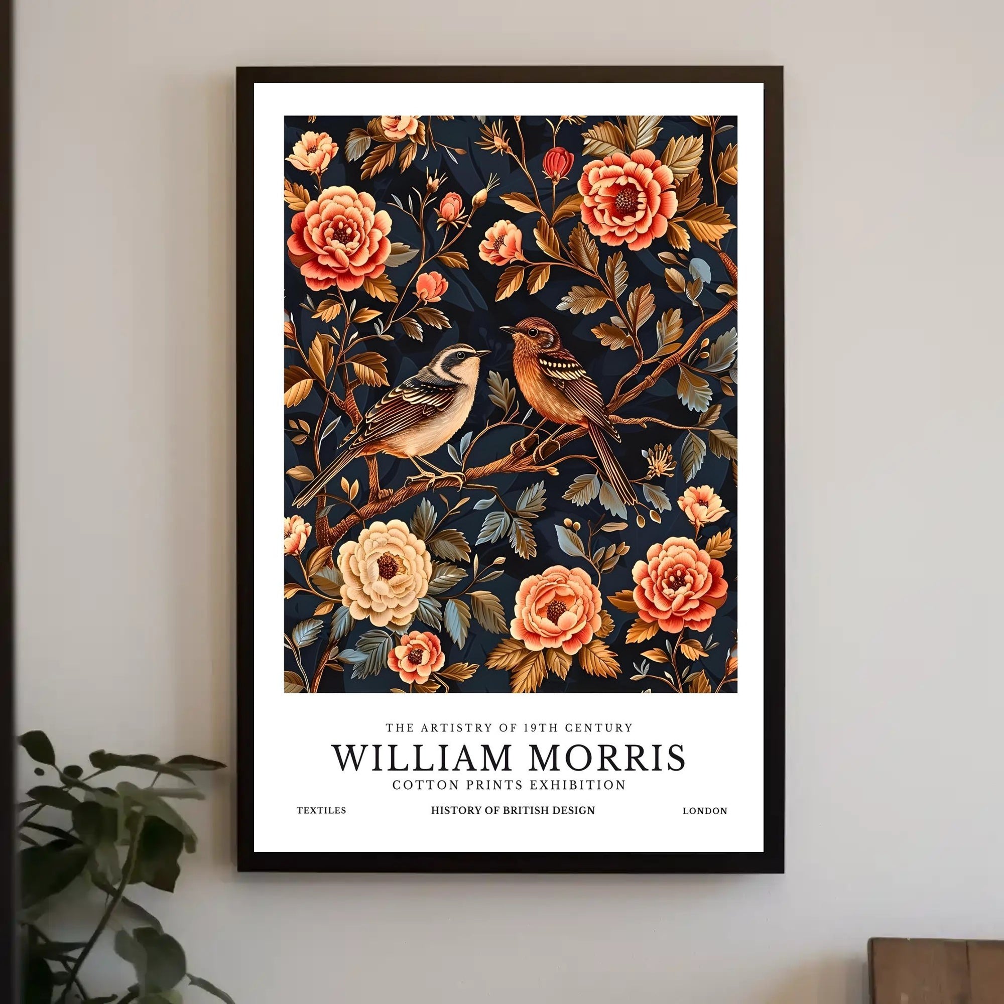 William Morris British Design Exhibition Cultural or Heritage Poster