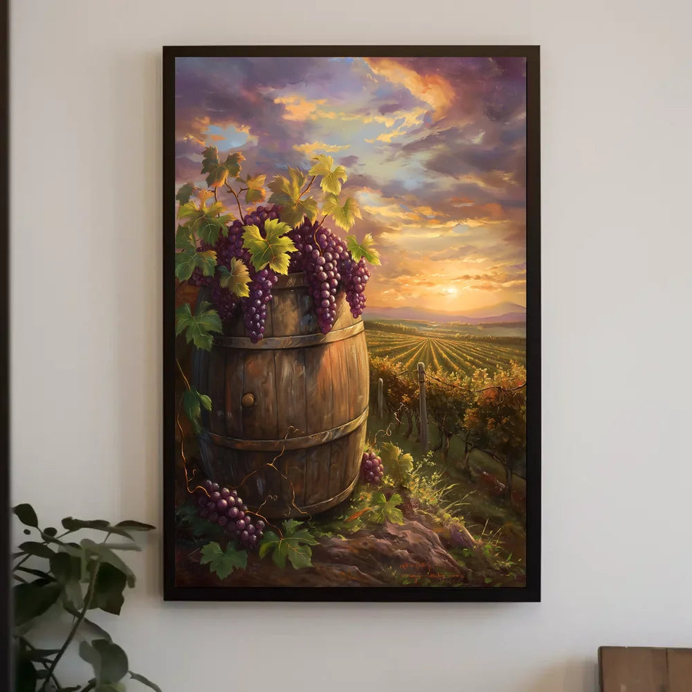 Vintage Skyline Art Deco Style Poster