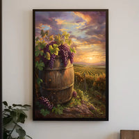 Vintage Skyline Art Deco Style Poster