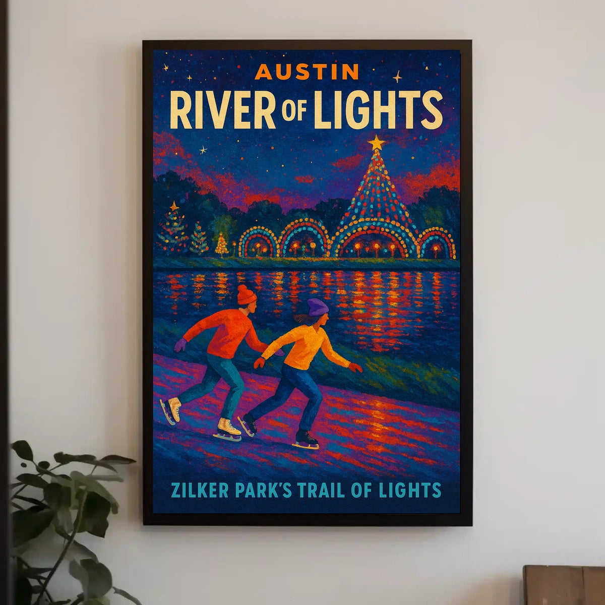 Austin River of Lights Poster