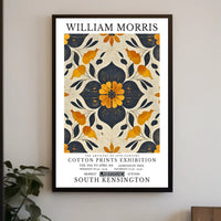 William Morris Cotton Prints Exhibition Poster