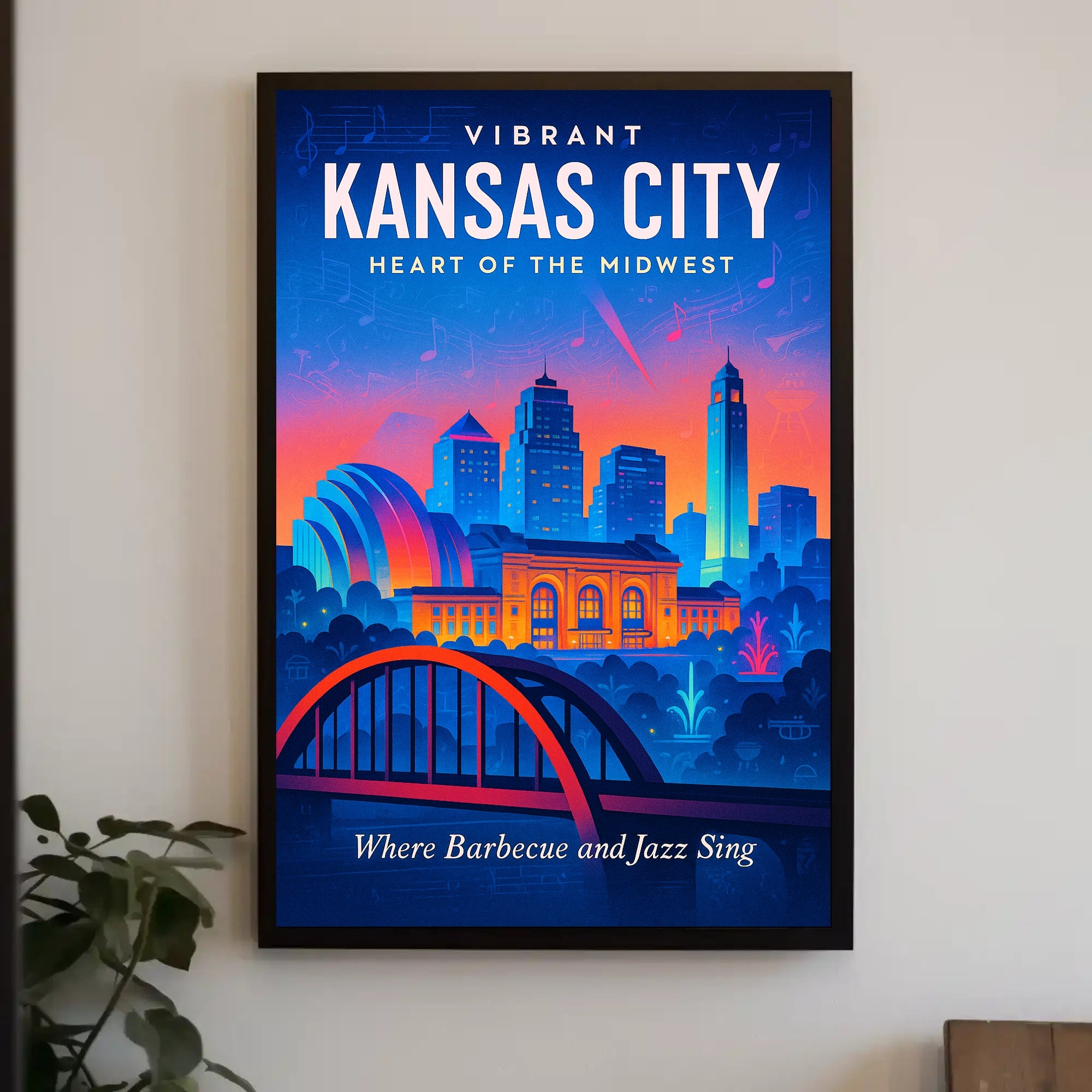 Vibrant Kansas City Poster