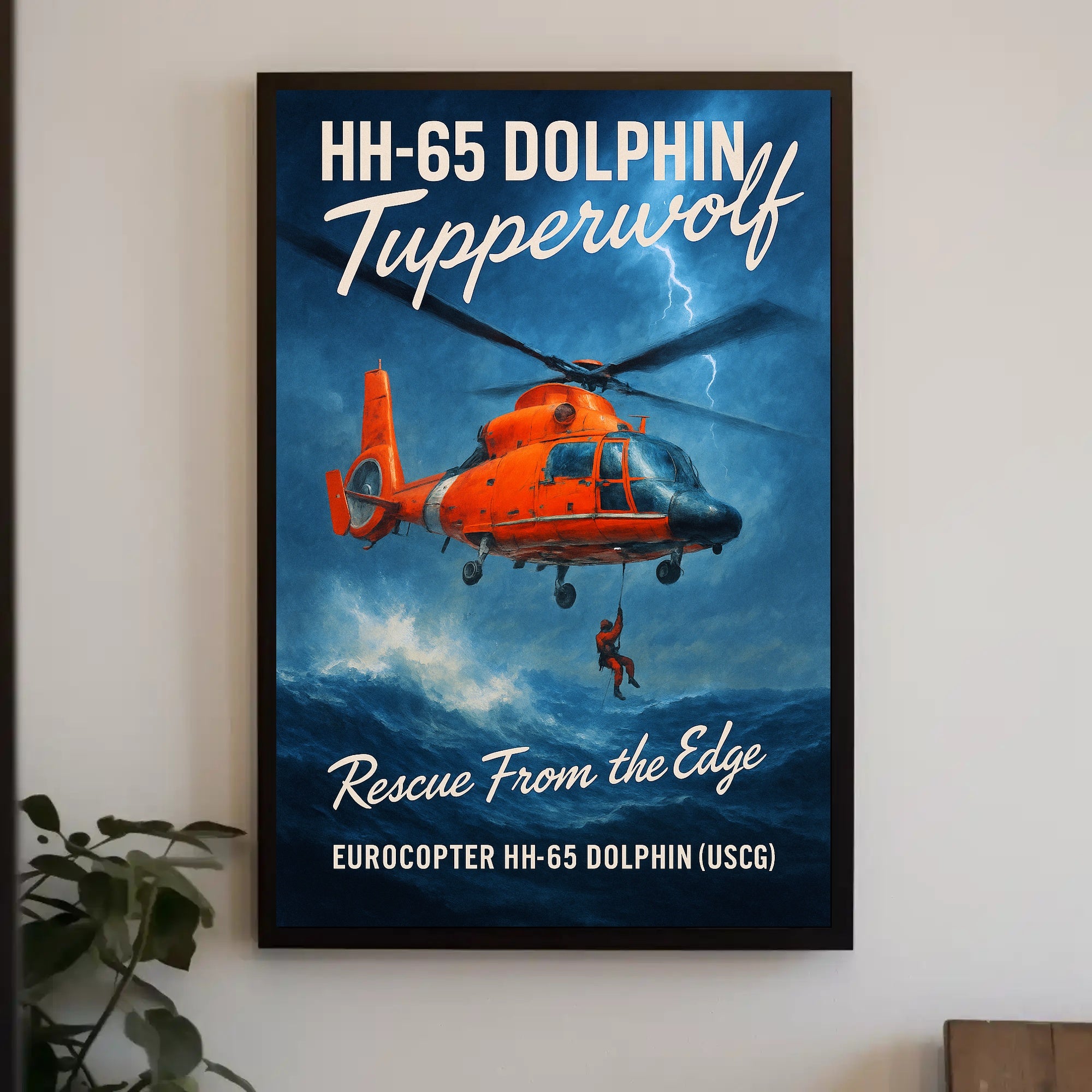 HH-65 Dolphin Rescue Poster PosterGoat