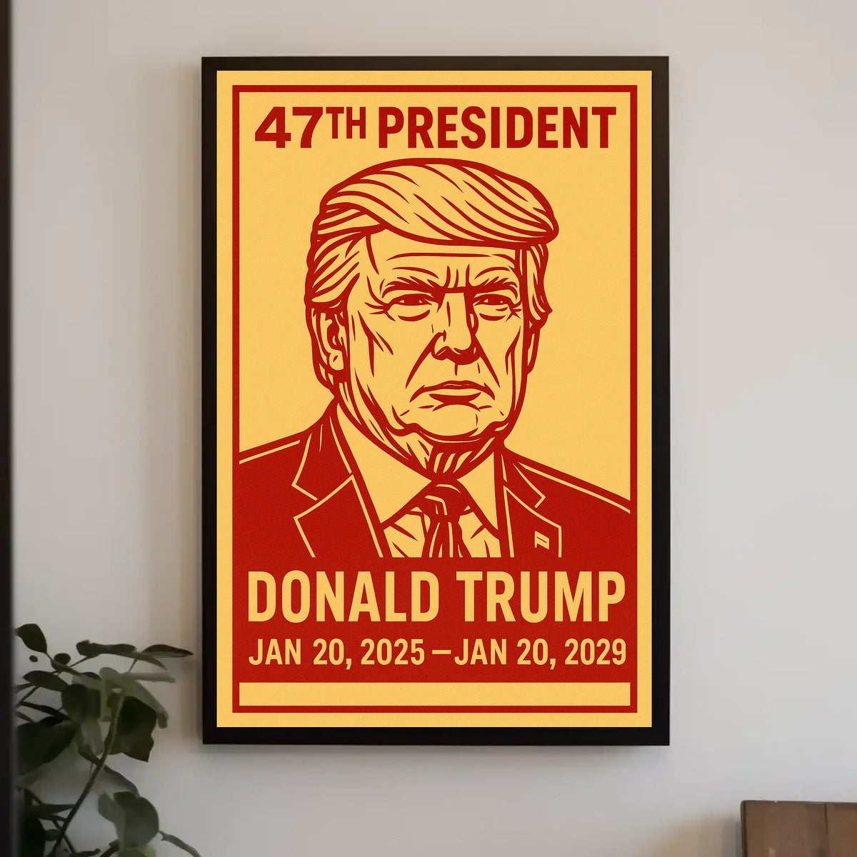 Donald Trump 47th President Poster