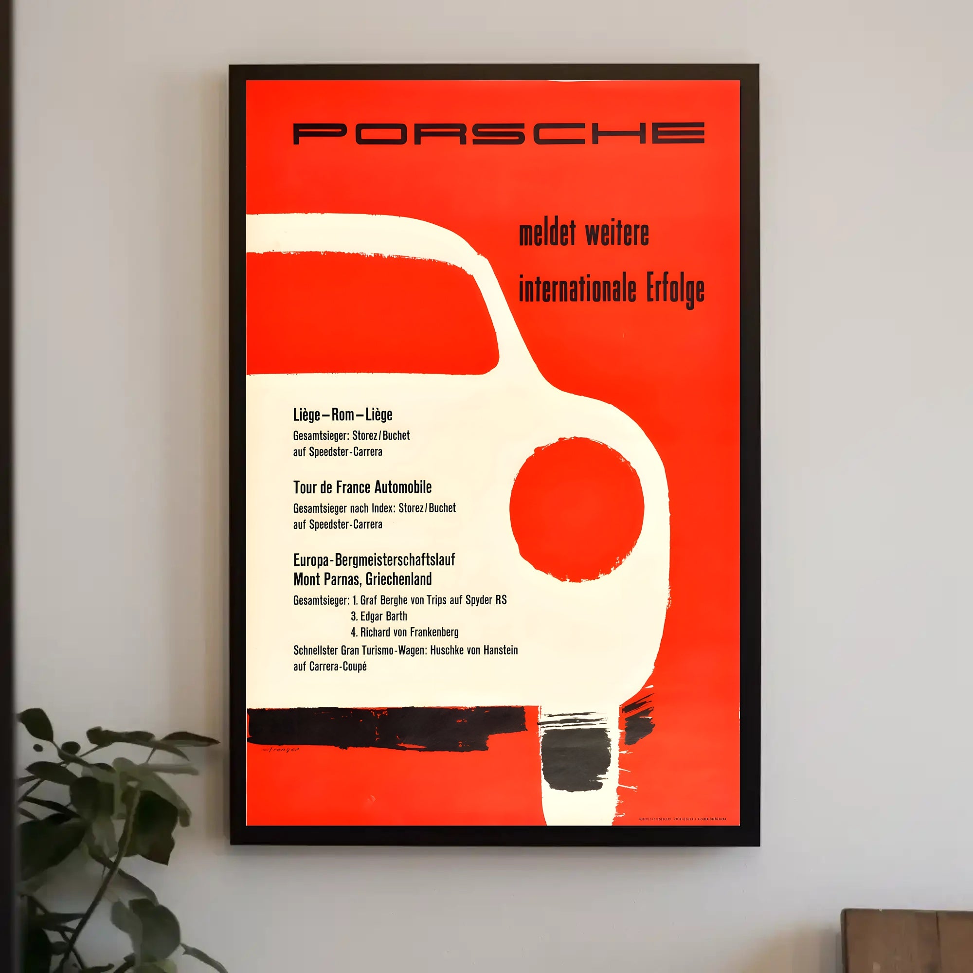 Porsche's International Racing Triumphs Poster