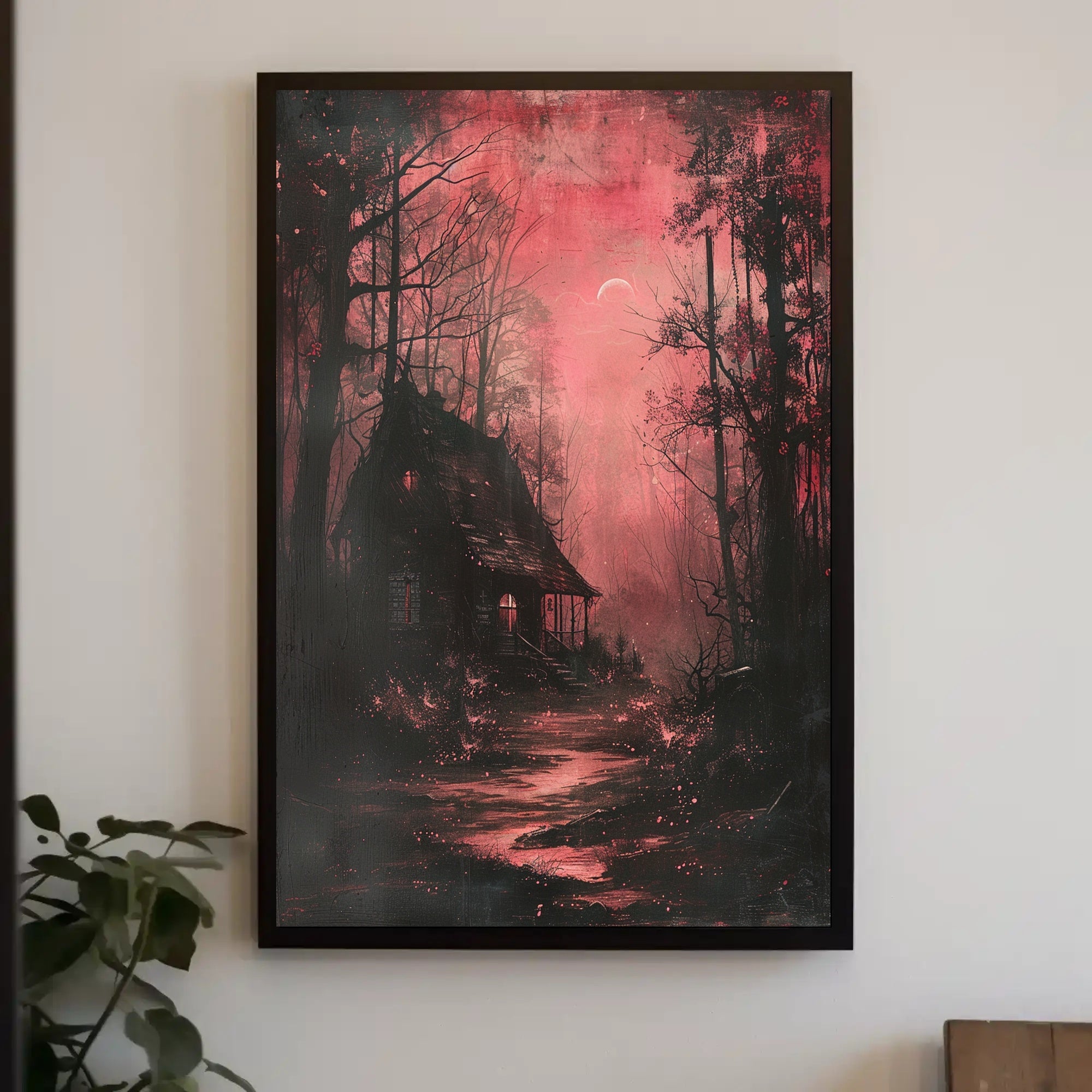 Haunted Forest Retreat Poster PosterGoat