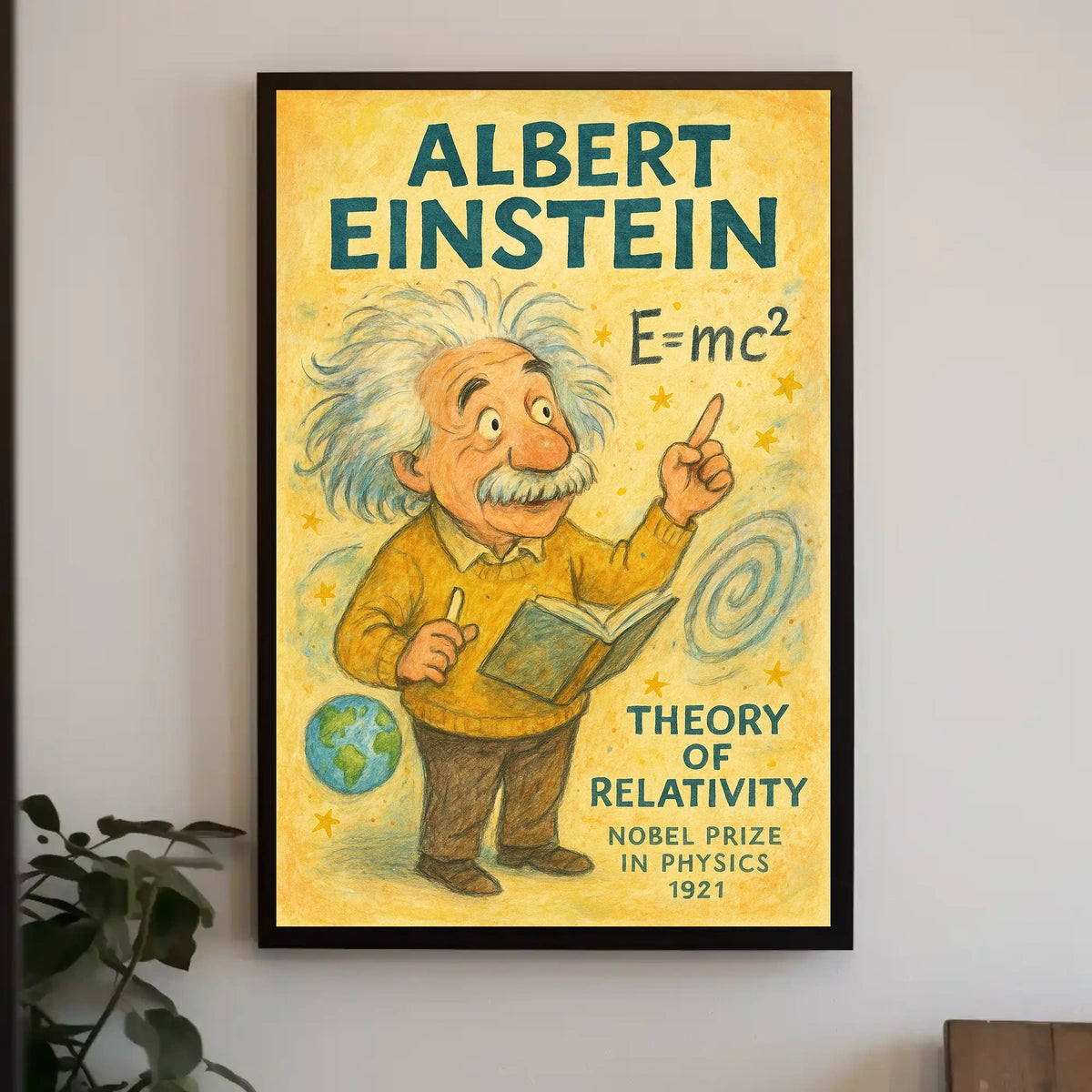 Albert Einstein Theory Of Relativity Poster