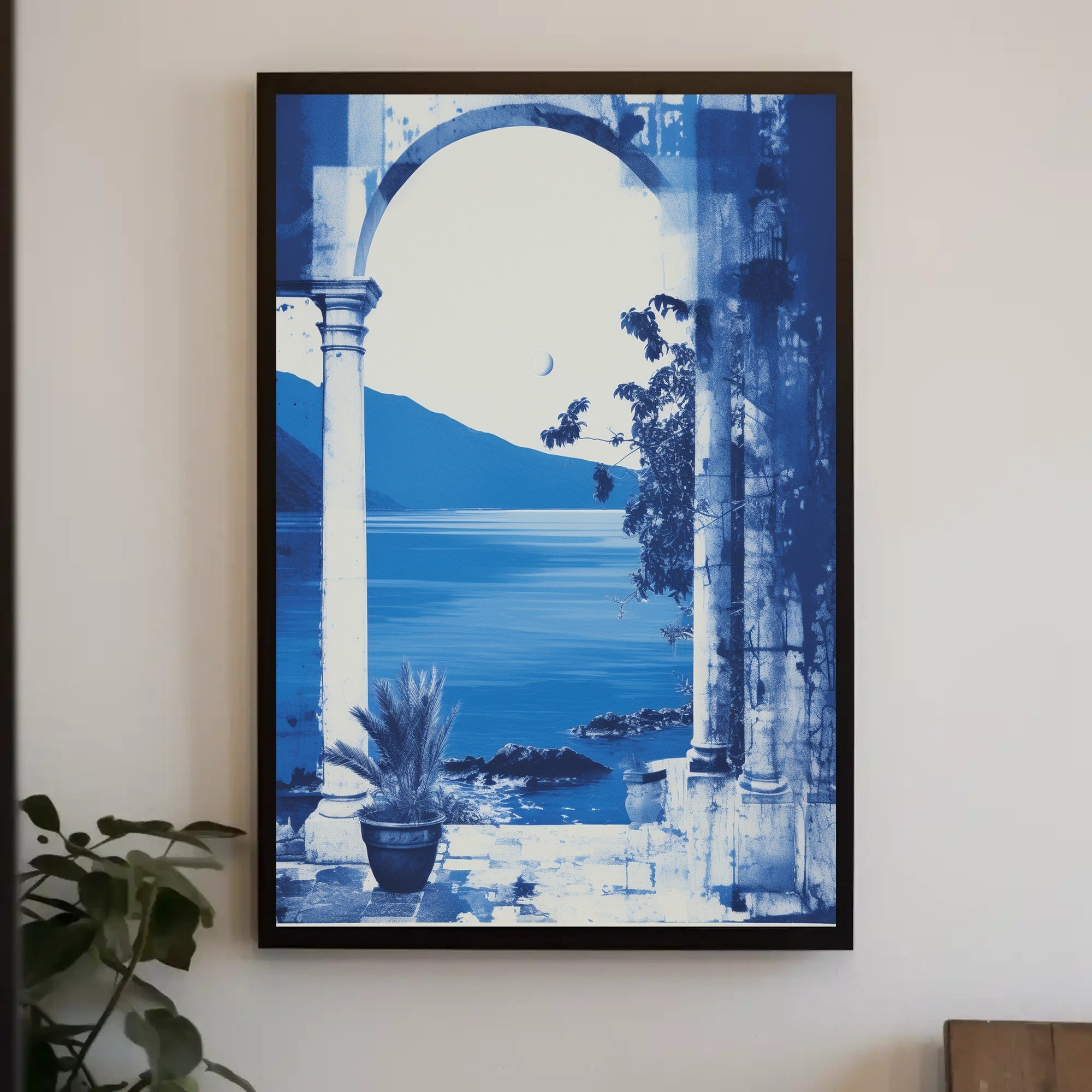 Vintage Coastal Elegance Travel Poster