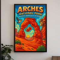 Arches National Park Adventure Travel Poster