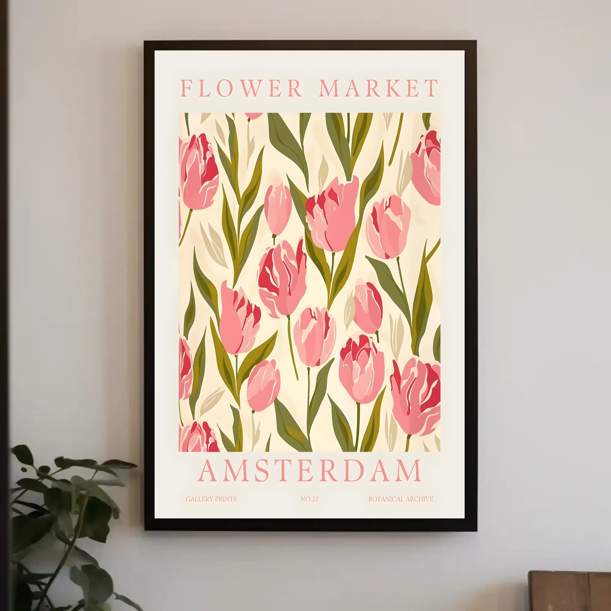 Flower Market Amsterdam Poster