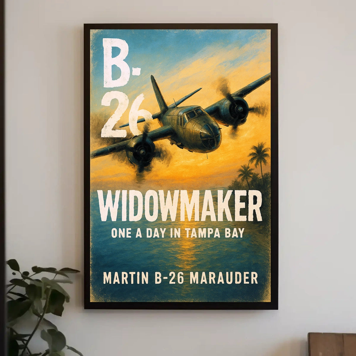 Martin B-26 Marauder Widowmaker Poster