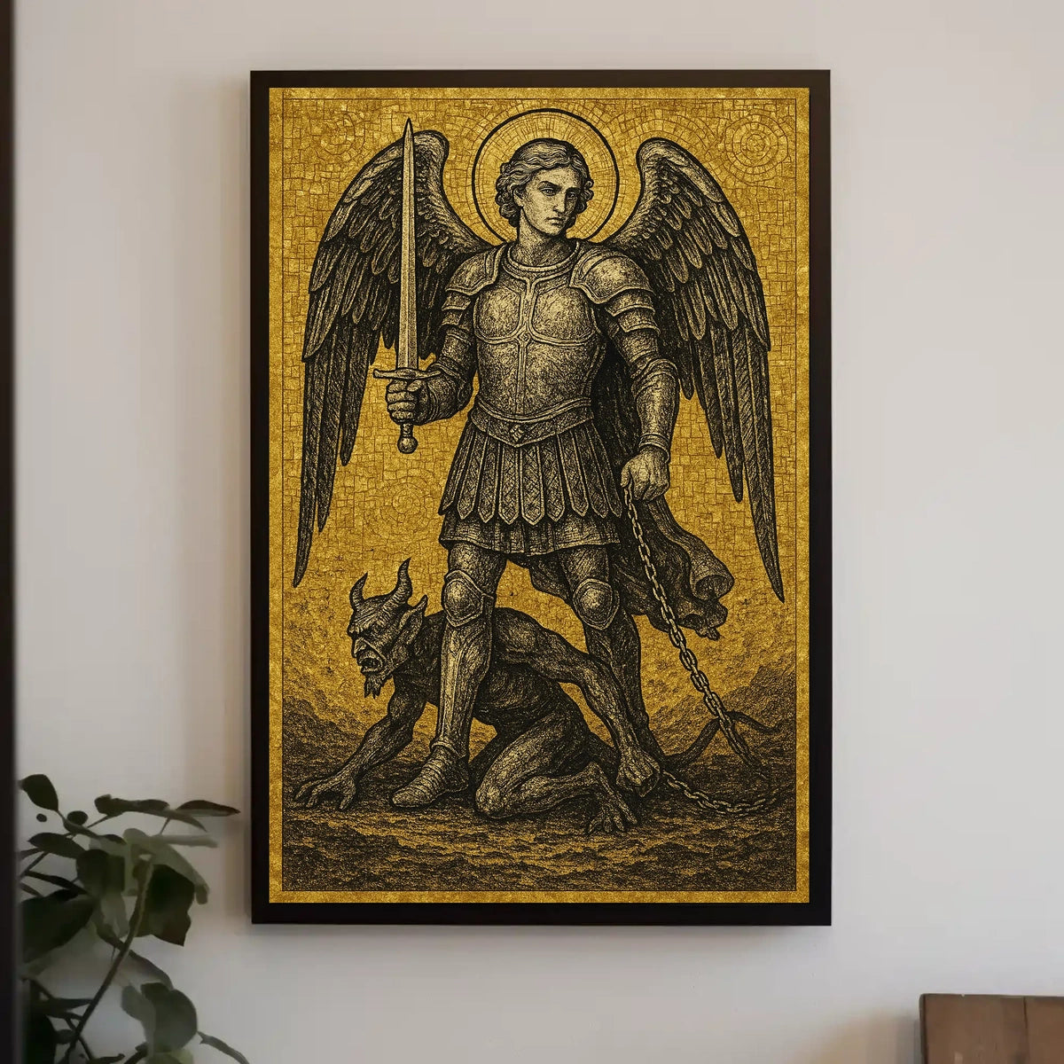 Archangel Michael Guardian Of Light Poster