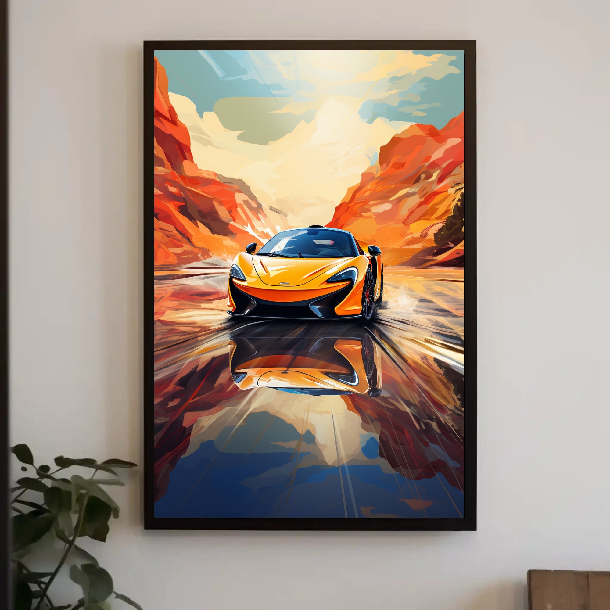 Speed Through the Canyon Poster PosterGoat