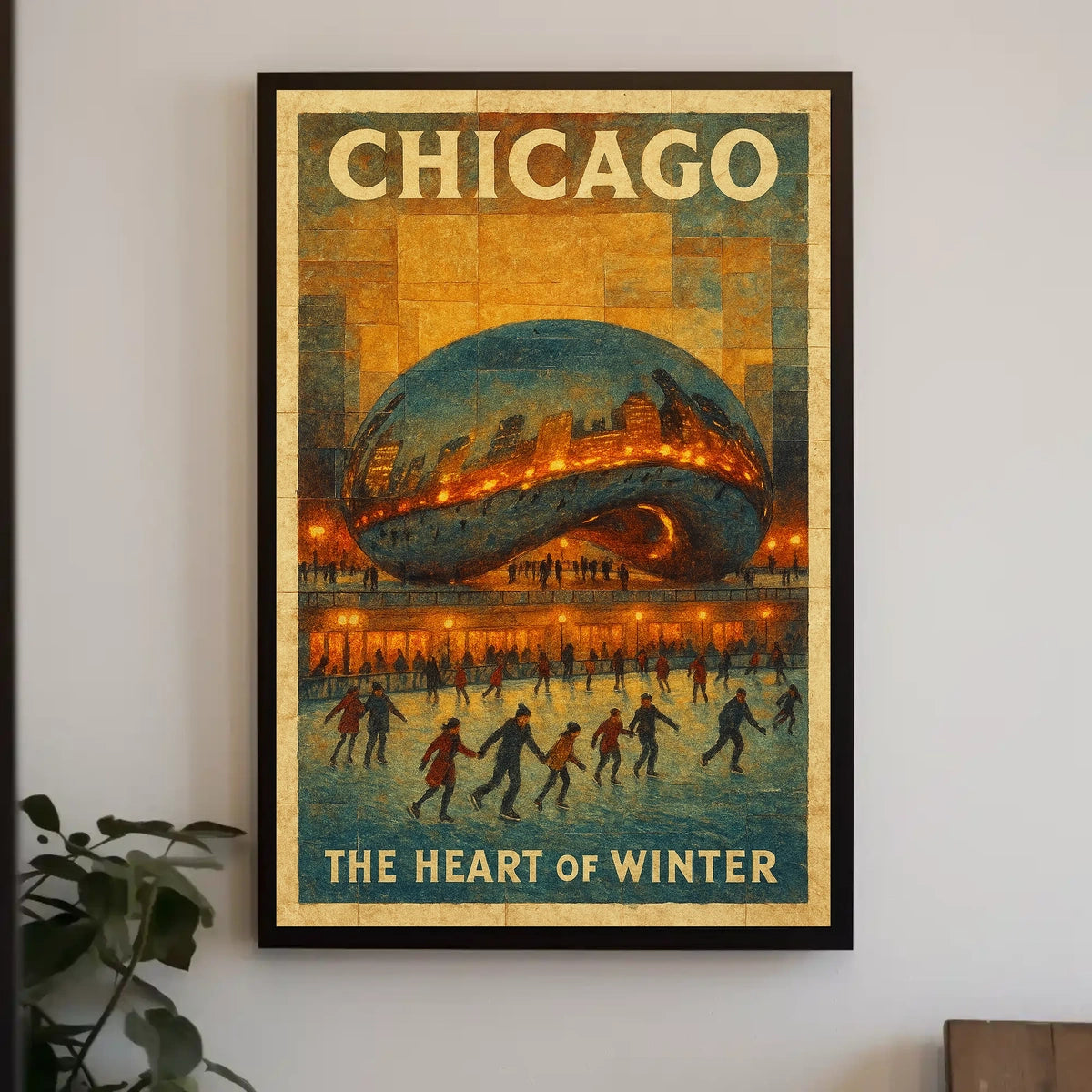 Chicago Heart Of Winter Poster