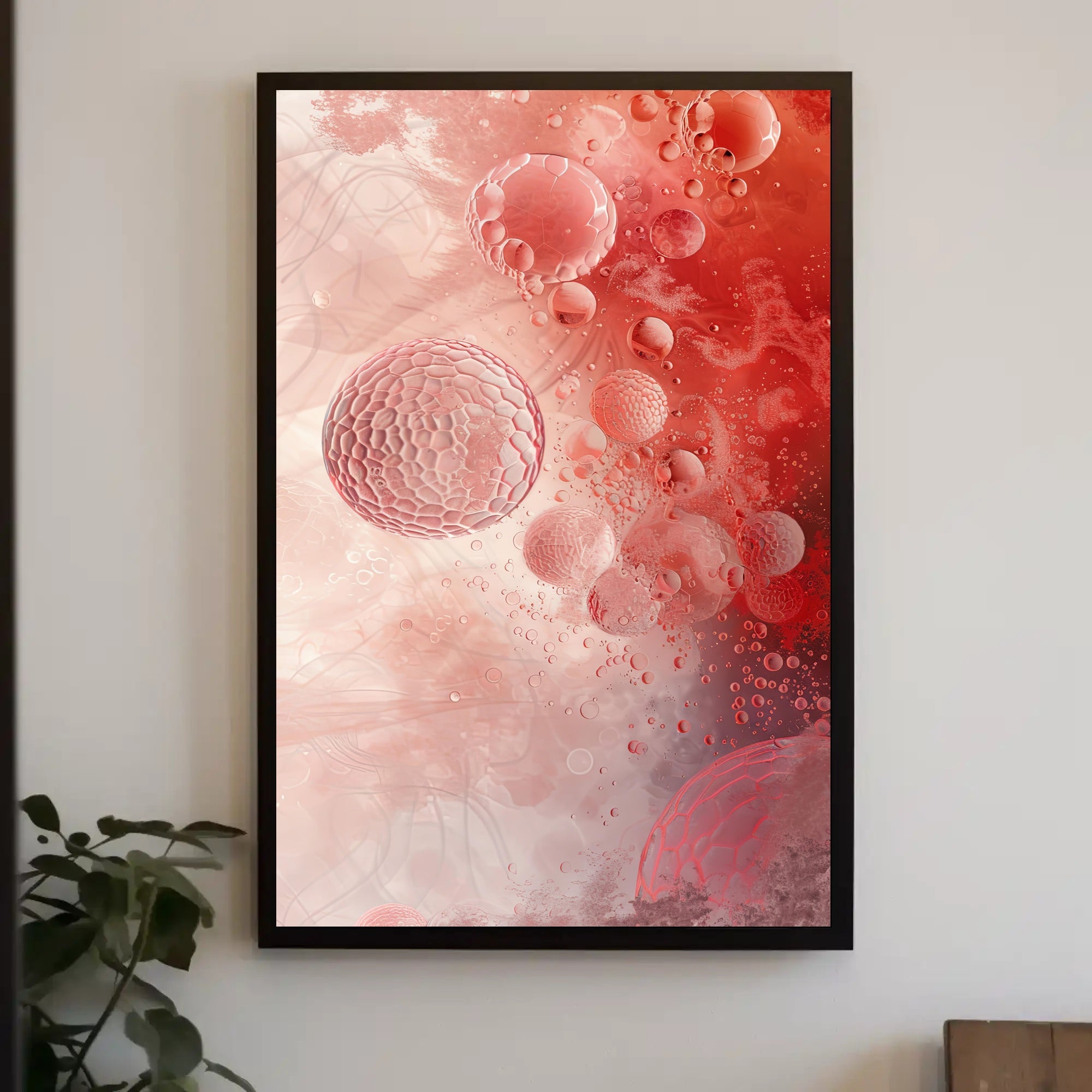 Abstract Cellular Art Poster