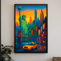 Vibrant New York Cityscape