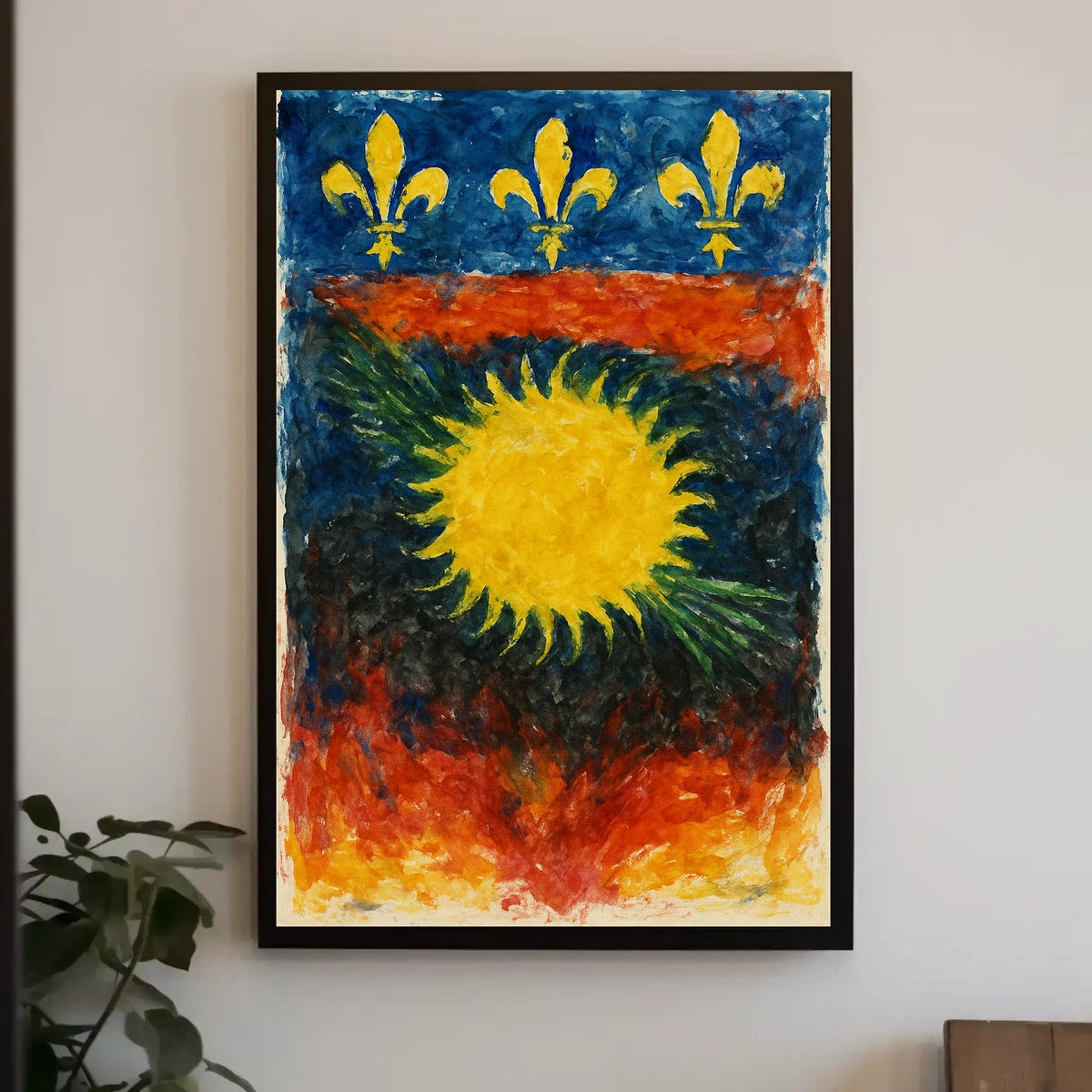 Vibrant Heraldry Poster