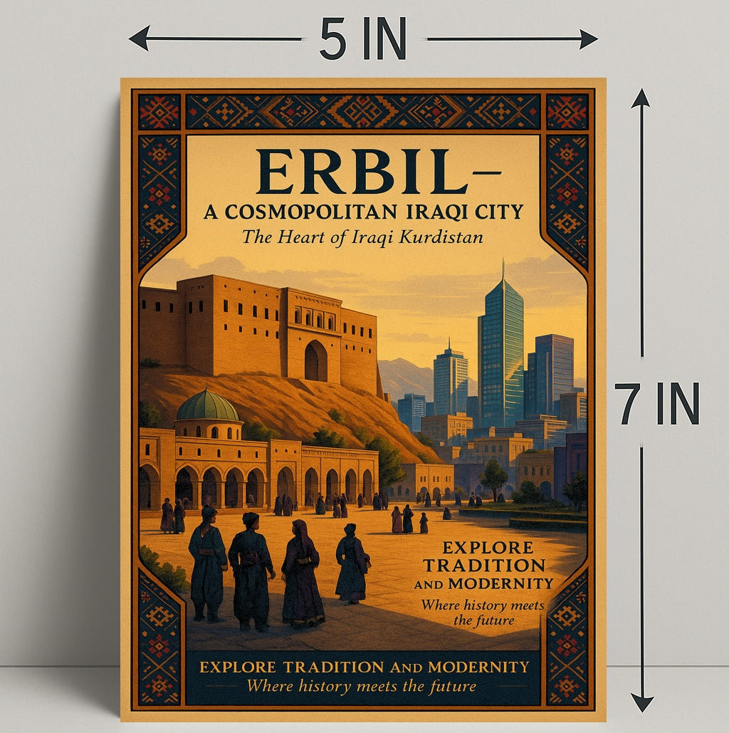 Erbil A Cosmopolitan Iraqi City Poster PosterGoat