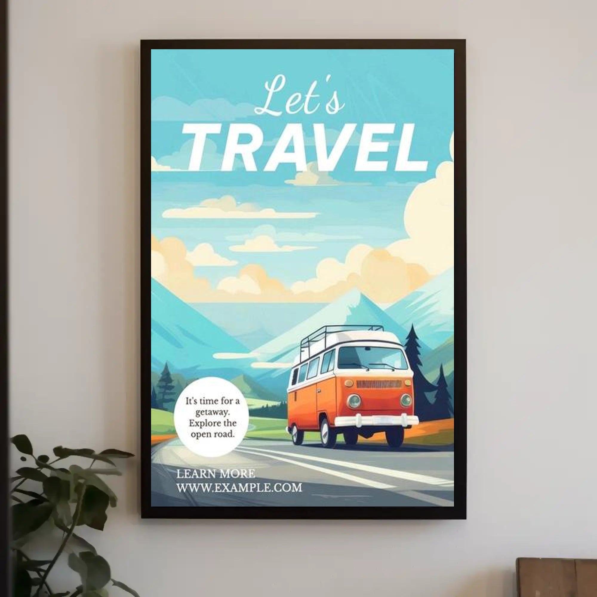 Let's Travel Poster PosterGoat