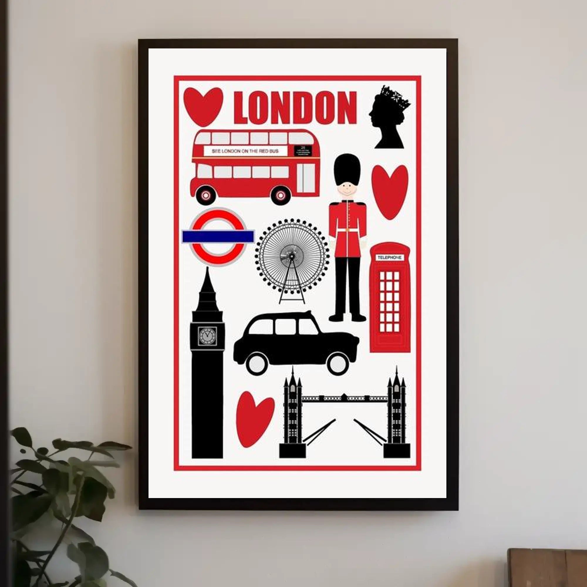 London Icons Poster PosterGoat