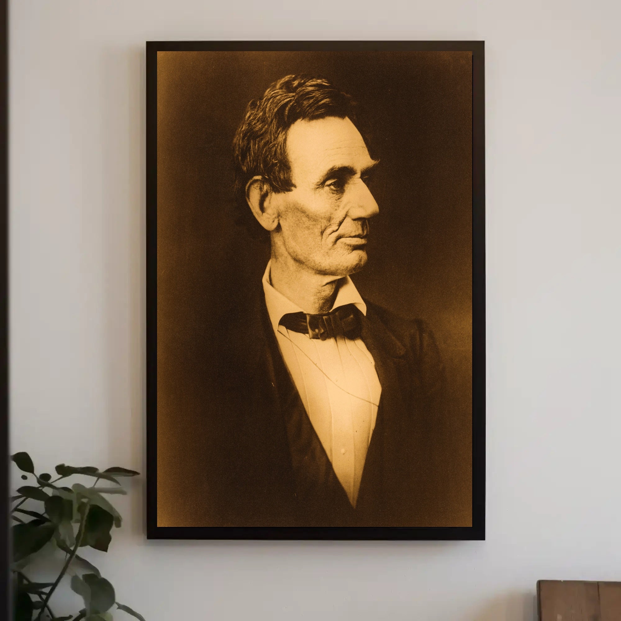 Abraham Lincoln Crossed Arms Poster Wall Art Decor