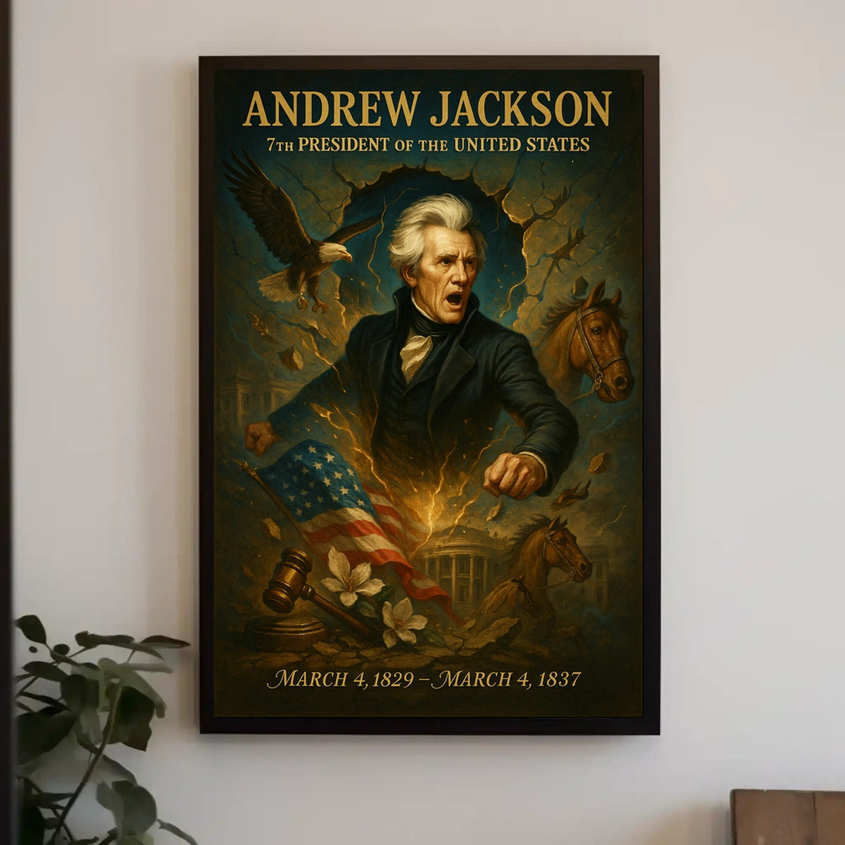Andrew Jackson 7th President Poster