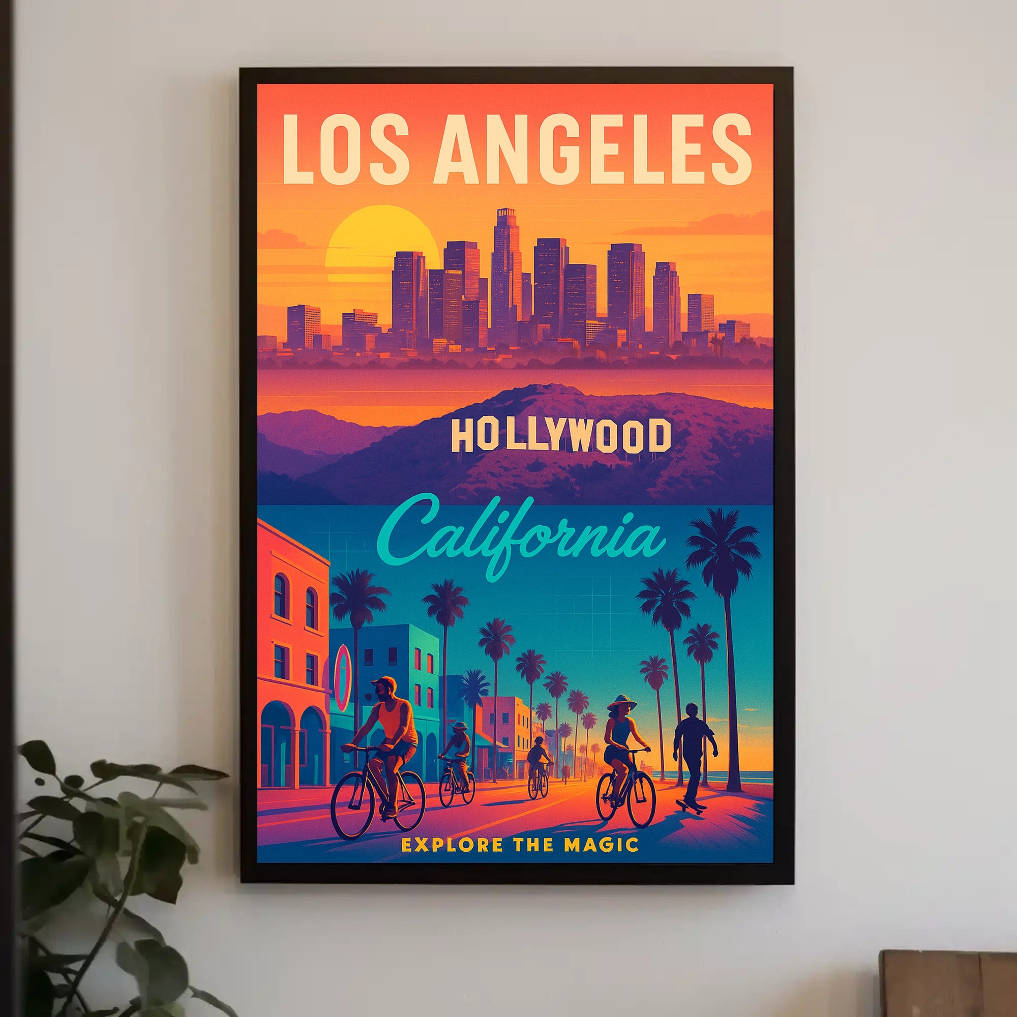 Explore the Magic of Los Angeles Poster PosterGoat