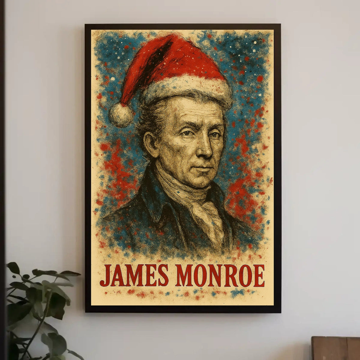 James Monroe 5th President of the United States Christmas SeriesPoster