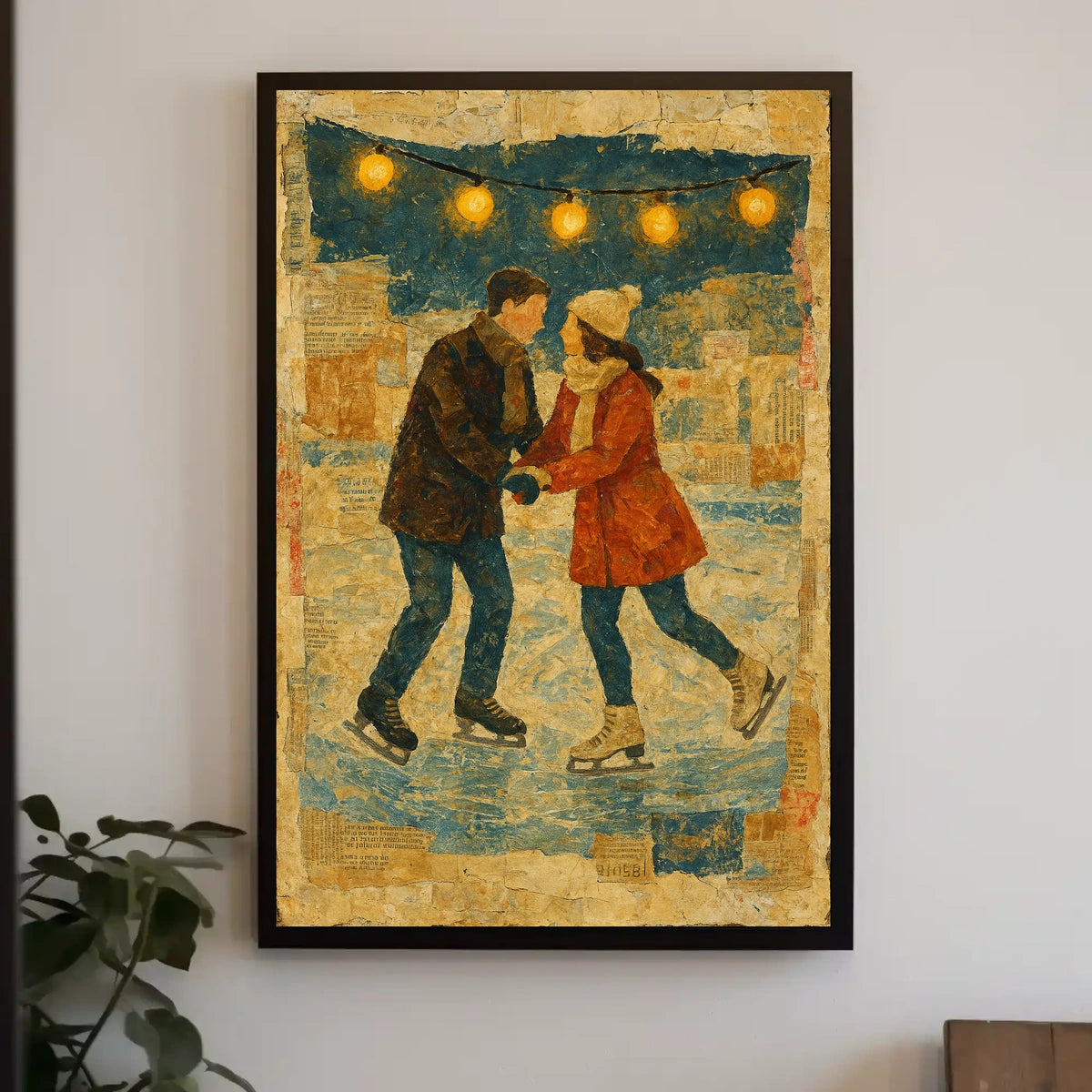 Winter Skating Romance Poster