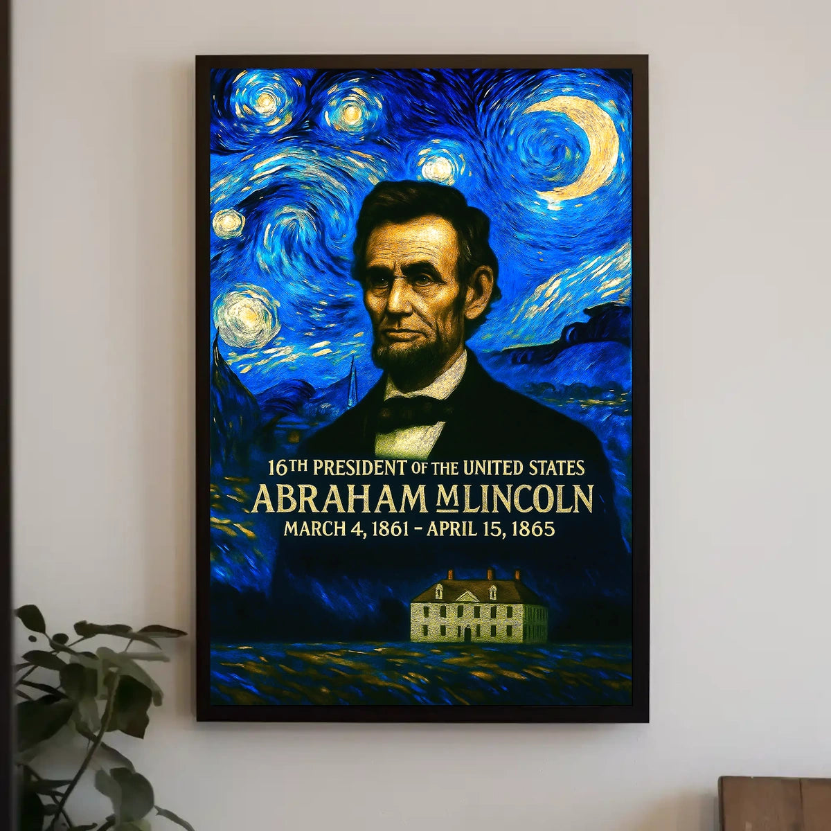 Abraham Lincoln 16th President of the United States Presidential Masterpiece Series Poster
