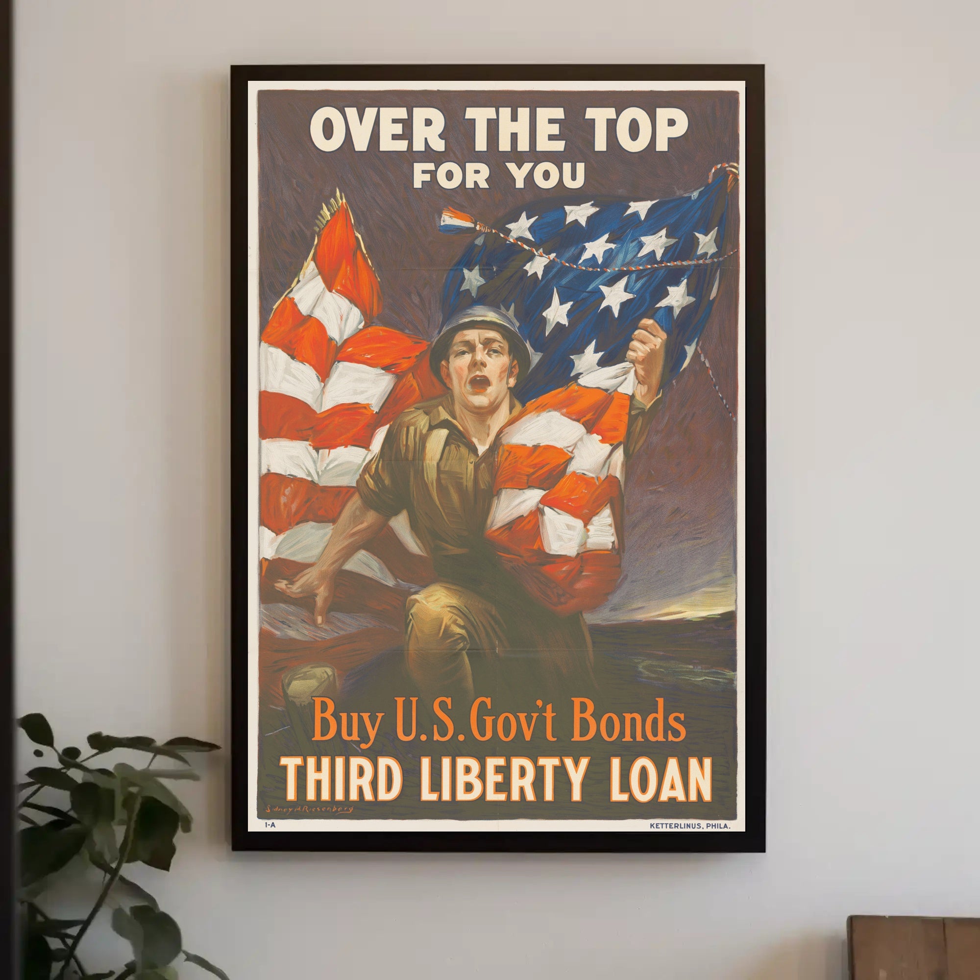 Third Liberty Loan Propaganda Poster for Patriotic Support