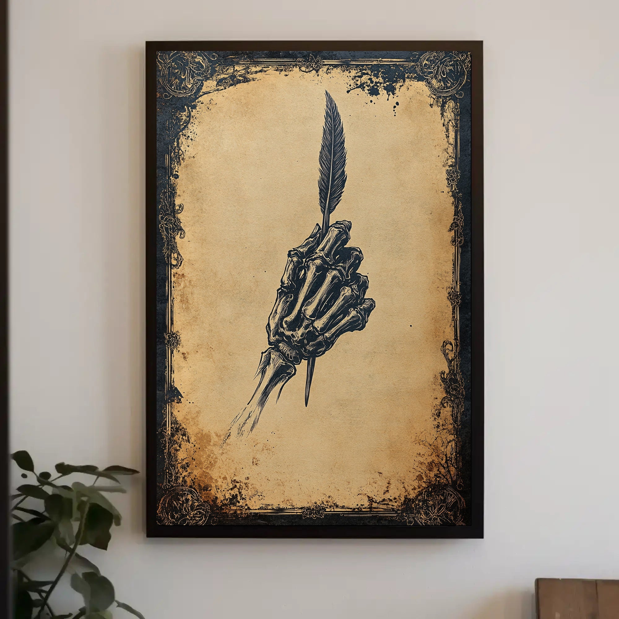 SkeletonS Quill Poster