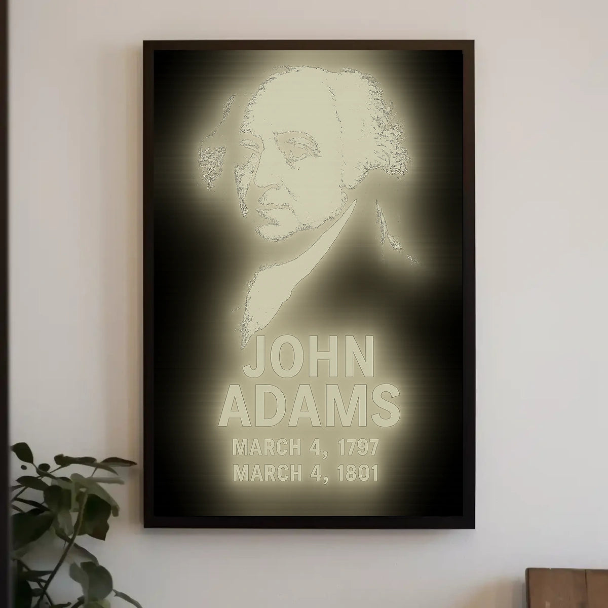 John Adams 2nd President Poster