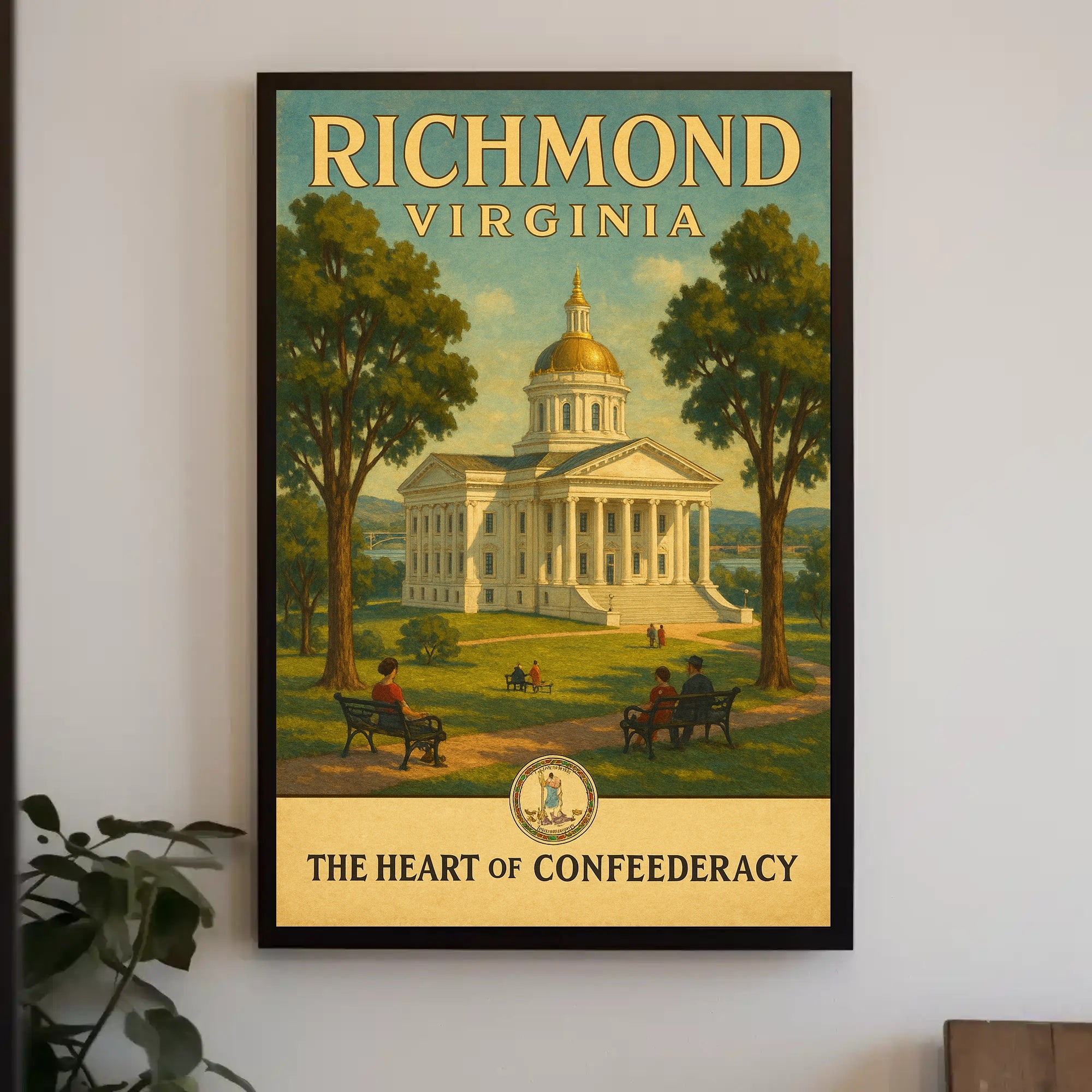 Richmond, Virginia: The Heart of Confederacy Poster