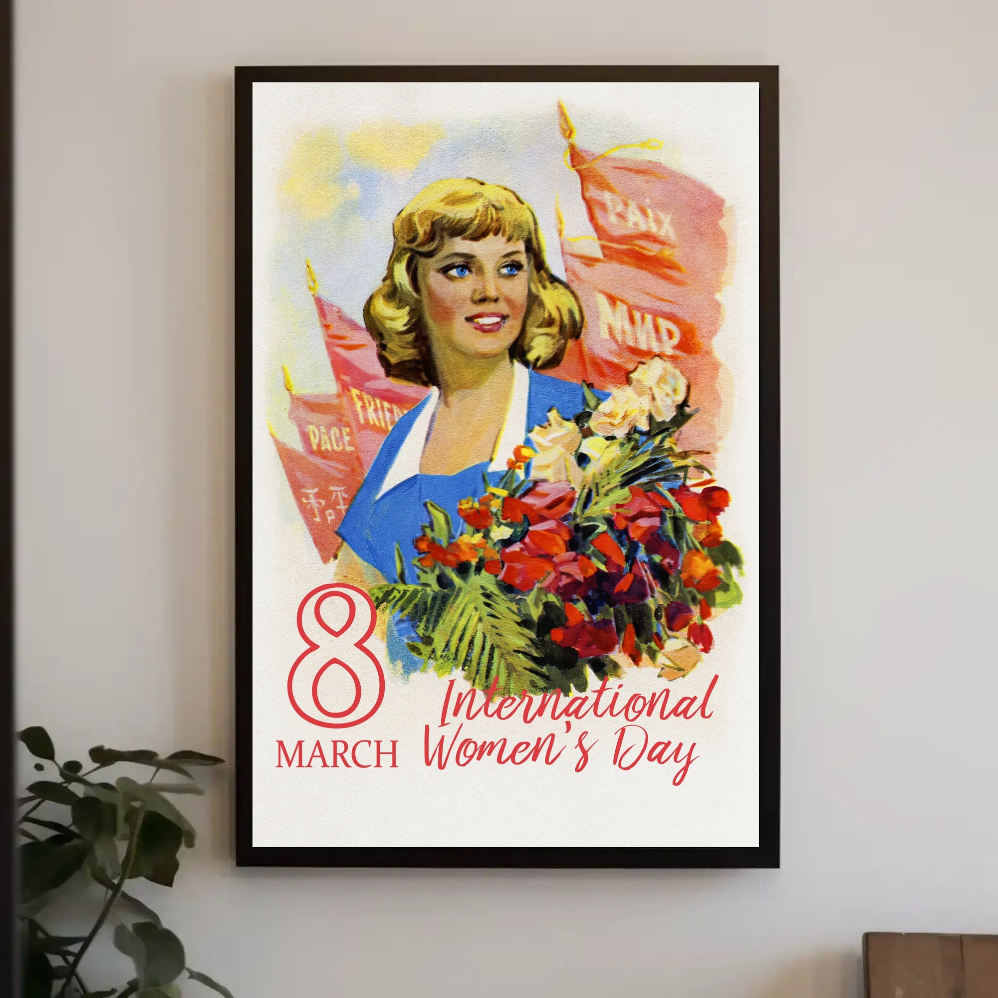 International Women's Day Unity Political or Propaganda Poster