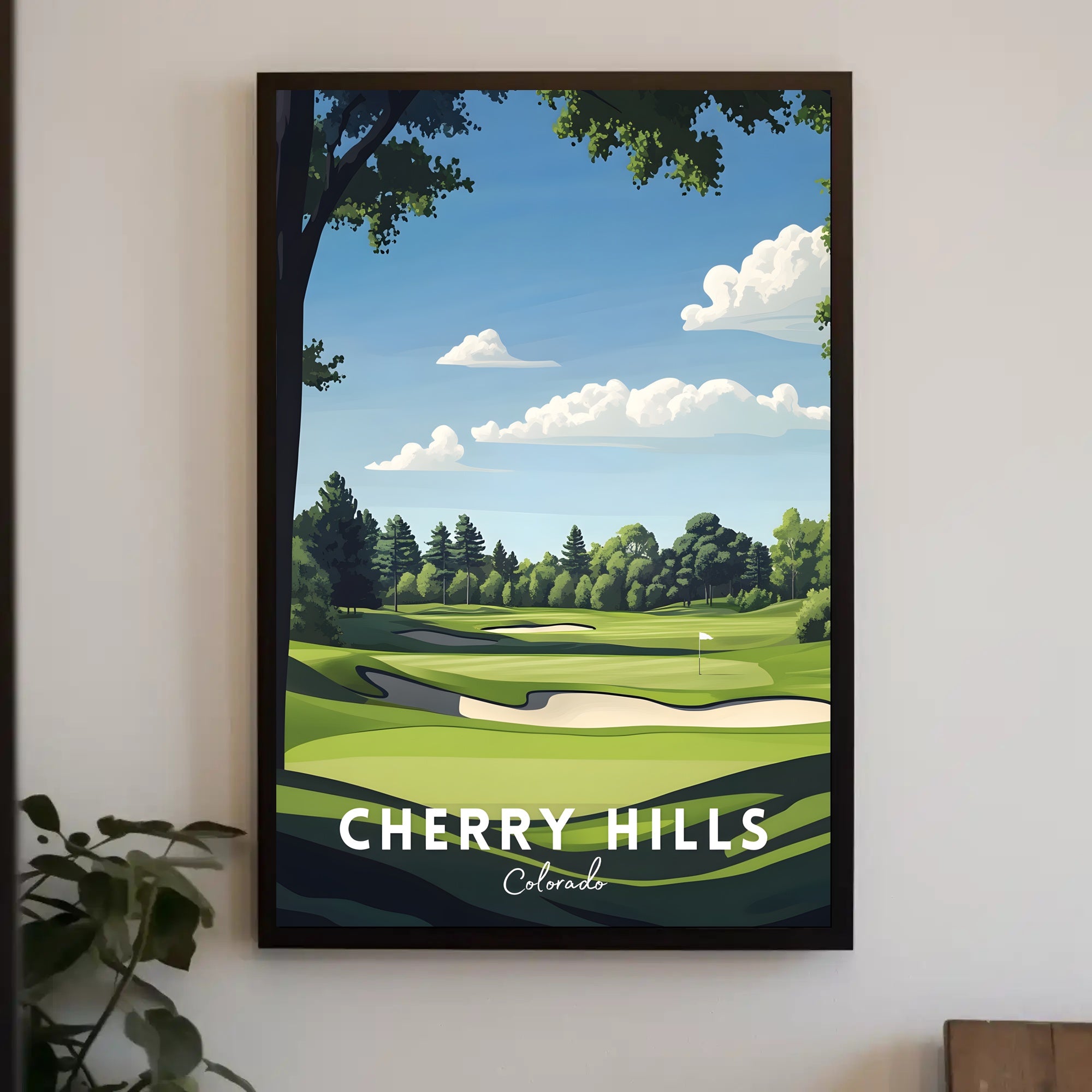 Cherry Hills Golf Course Scenic Sports Poster