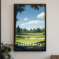 Cherry Hills Golf Course Scenic Sports Poster