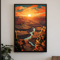 Grand Canyon Sunset Poster