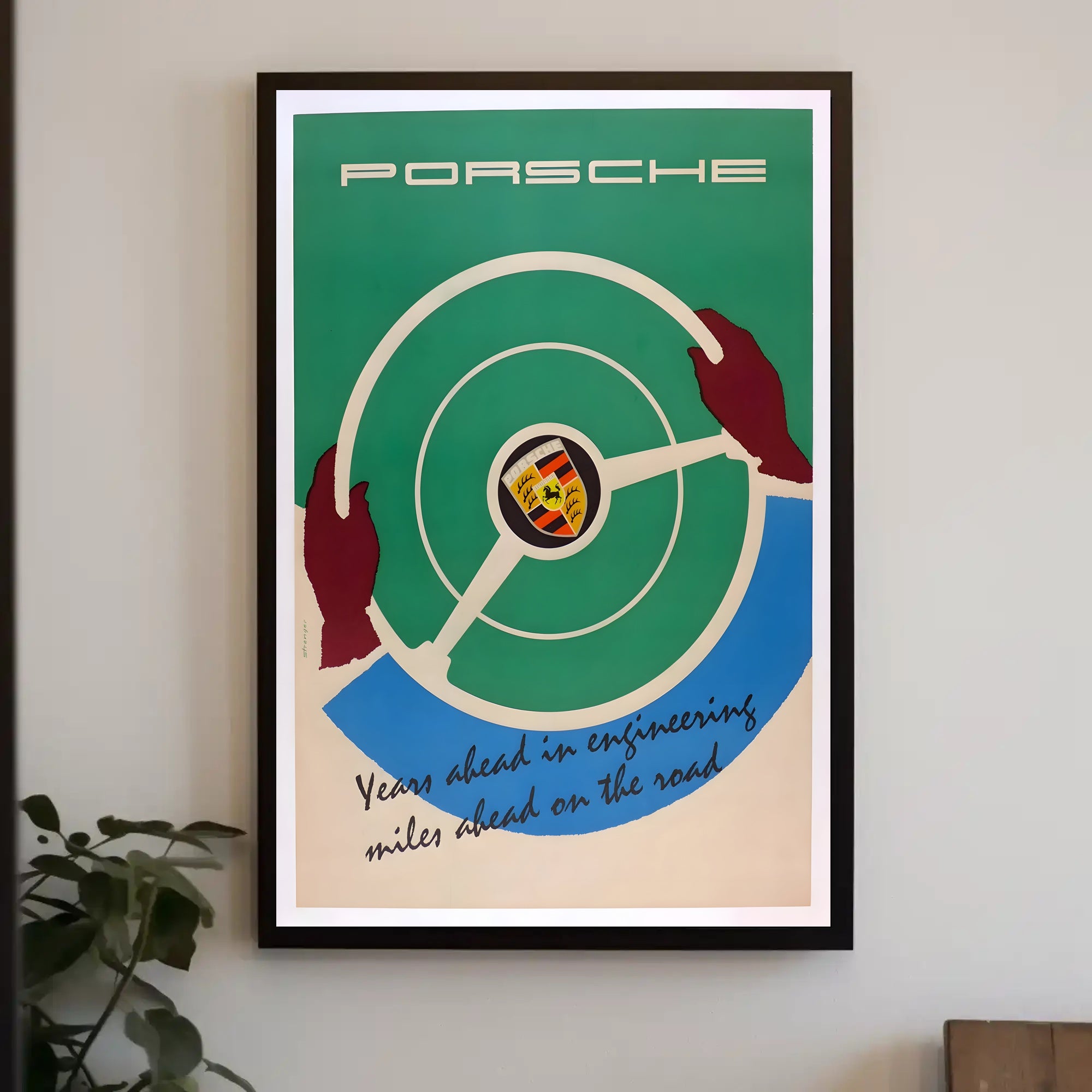 Porsche Engineering Excellence Poster