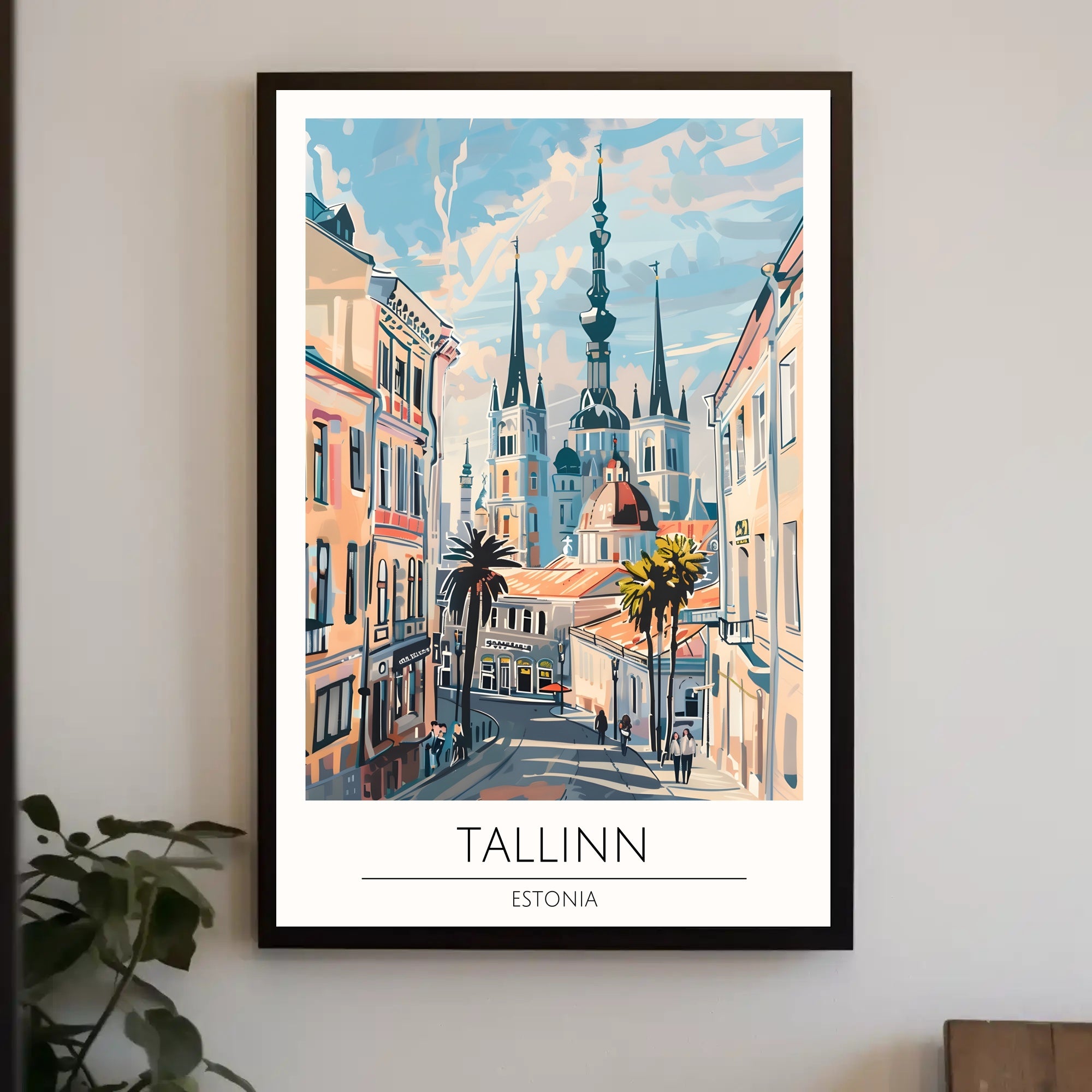 Scenic View of Tallinn Poster PosterGoat