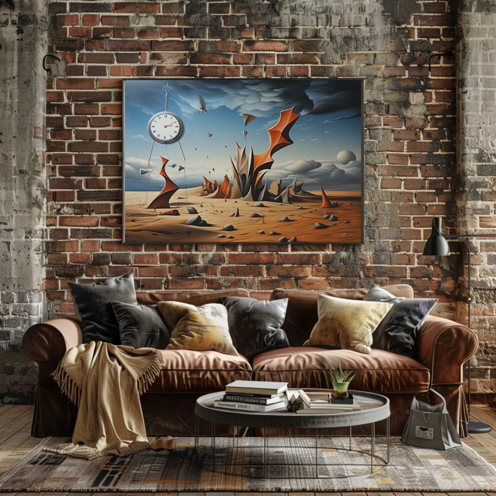 Timeless Desert Dreamscape: Abstract or Artistic Poster